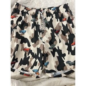 SHEIN Swim Trunks Size Medium NWOT Classic Cars Camo